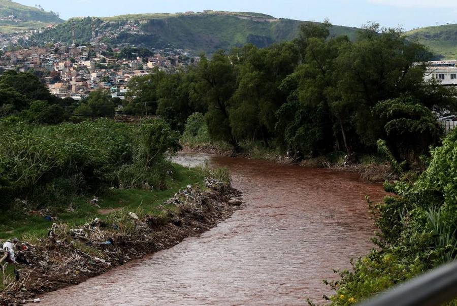 Así se encuentra el nivel del río Choluteca tras recientes lluvias