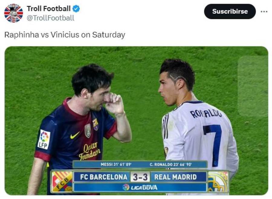 Los memes que deja la goleada del Barcelona al Bayern: Se burlan del Real Madrid