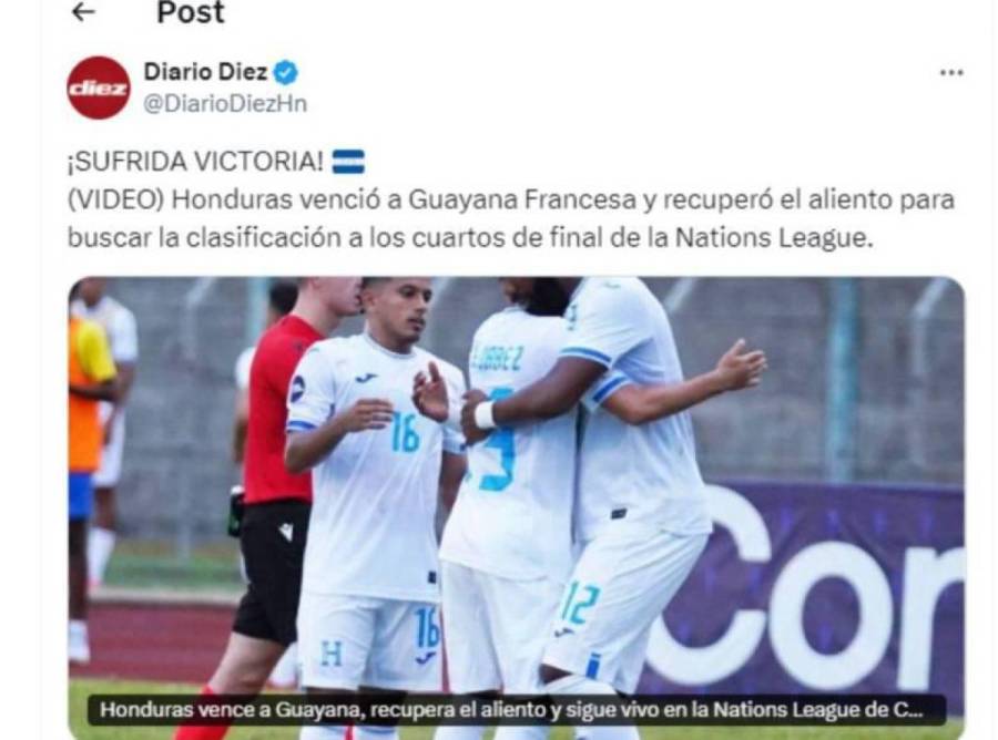 Lo que dicen los periodistas sobre juego de Honduras ante Guayana Francesa