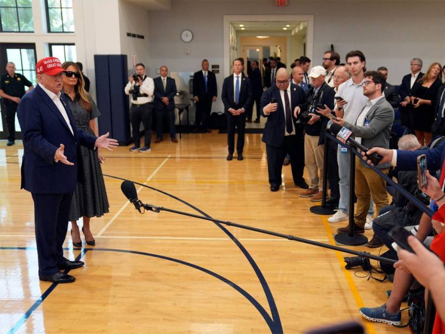 Look de Melania y Donald Trump en el día de las elecciones de EUA