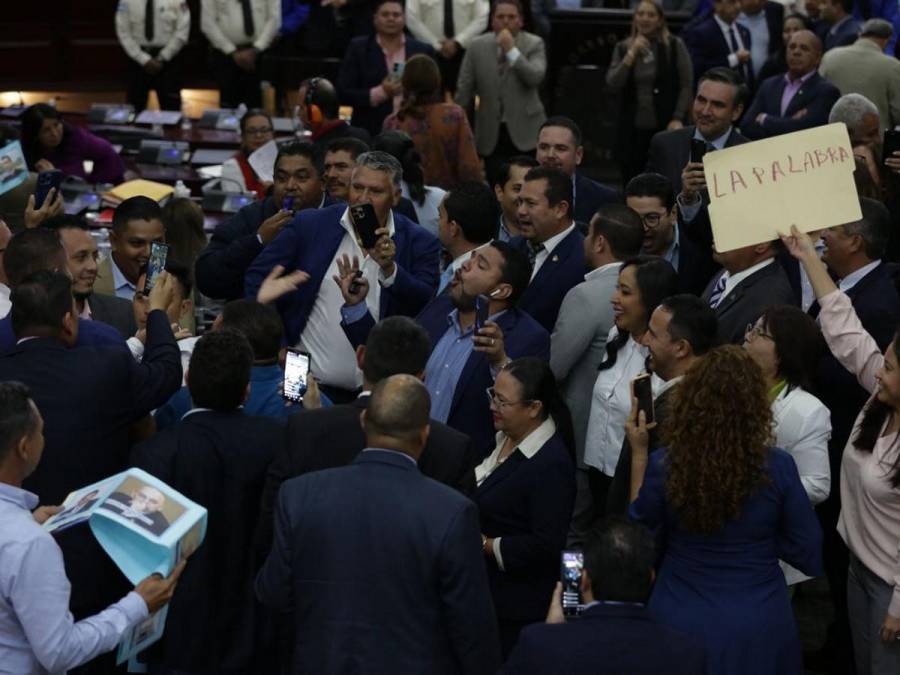 El video de Carlón y a poco de llegar a los golpes: la tensión en el Congreso Nacional