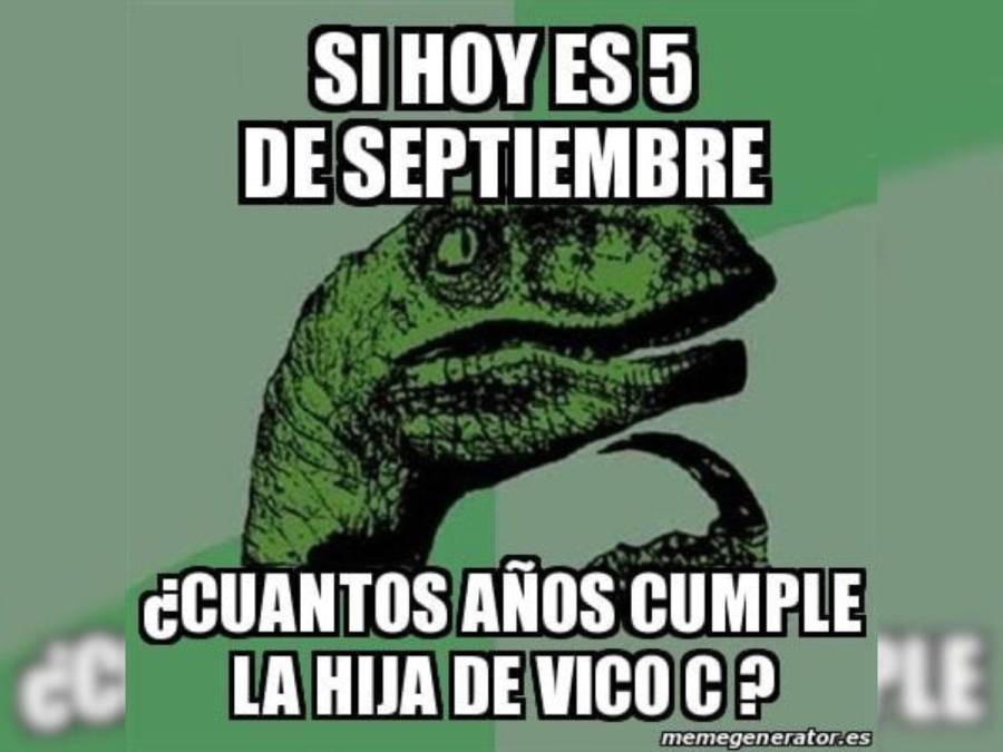 Si hoy es 5 de septiembre, ¿cuántos años cumple la hija de Vico C?: Los memes que dejó este día