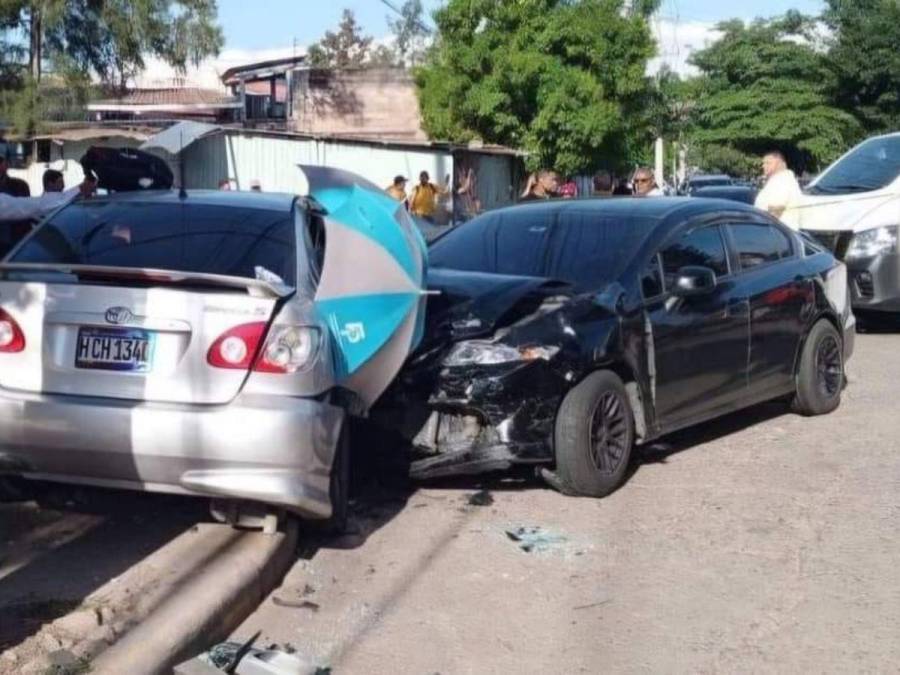 Imágenes del accidente que cobró la vida de mujer en la capital; murió al instante