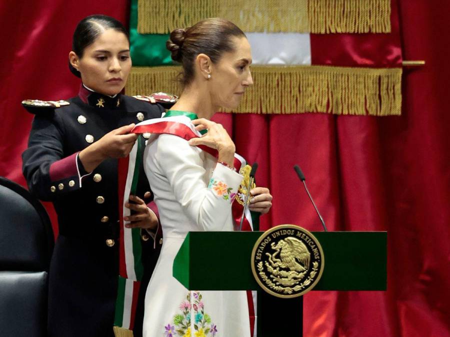 Las imágenes que dejó la investidura de Claudia Sheinbaum como presidenta de México