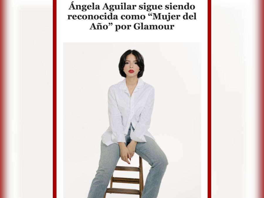 Aseguran que Ángela Aguilar no asistirá a recibir premio a “Mujer del Año”