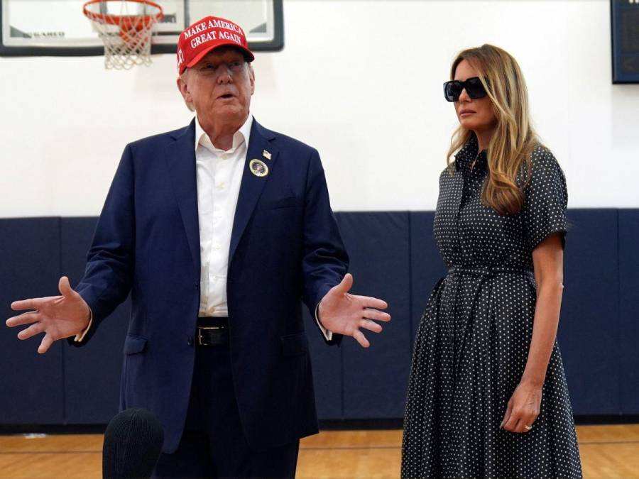 Look de Melania y Donald Trump en el día de las elecciones de EUA