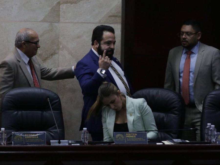 Lanzan botella con agua a Luis Redondo durante sesión en el Congreso Nacional