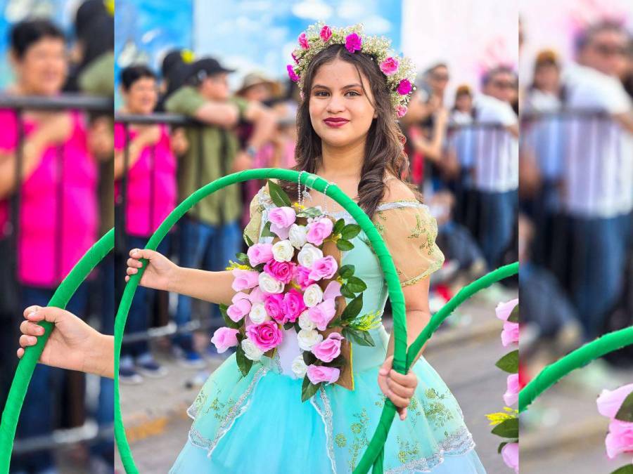 Con bellas floristas y carrozas, Siguatepeque celebra el Festival de las Flores 2024