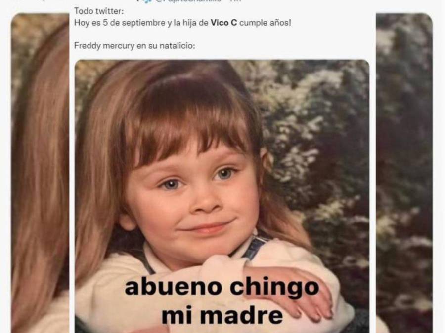 Si hoy es 5 de septiembre, ¿cuántos años cumple la hija de Vico C?: Los memes que dejó este día