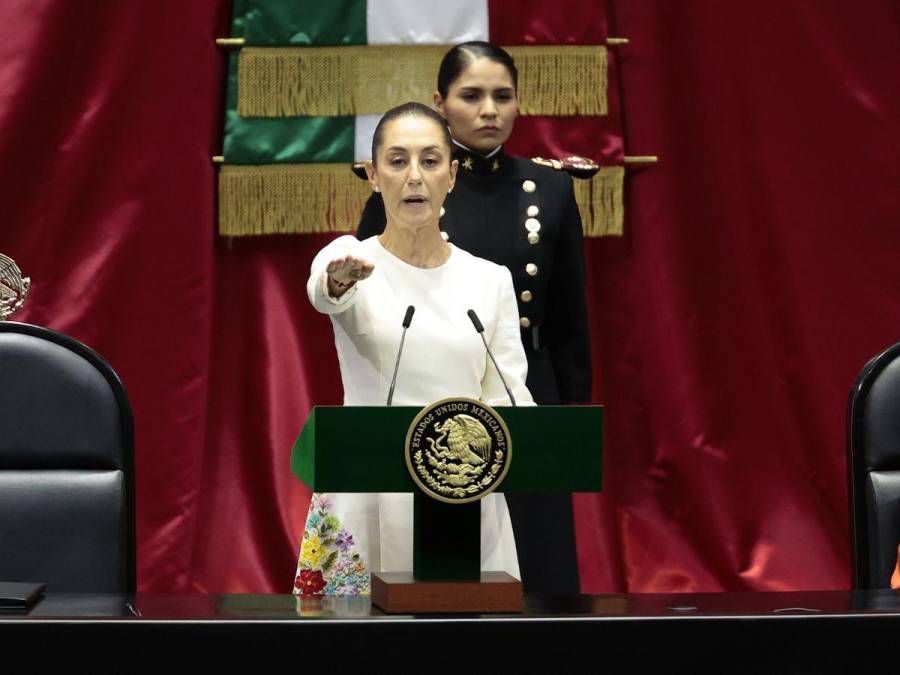 Las imágenes que dejó la investidura de Claudia Sheinbaum como presidenta de México