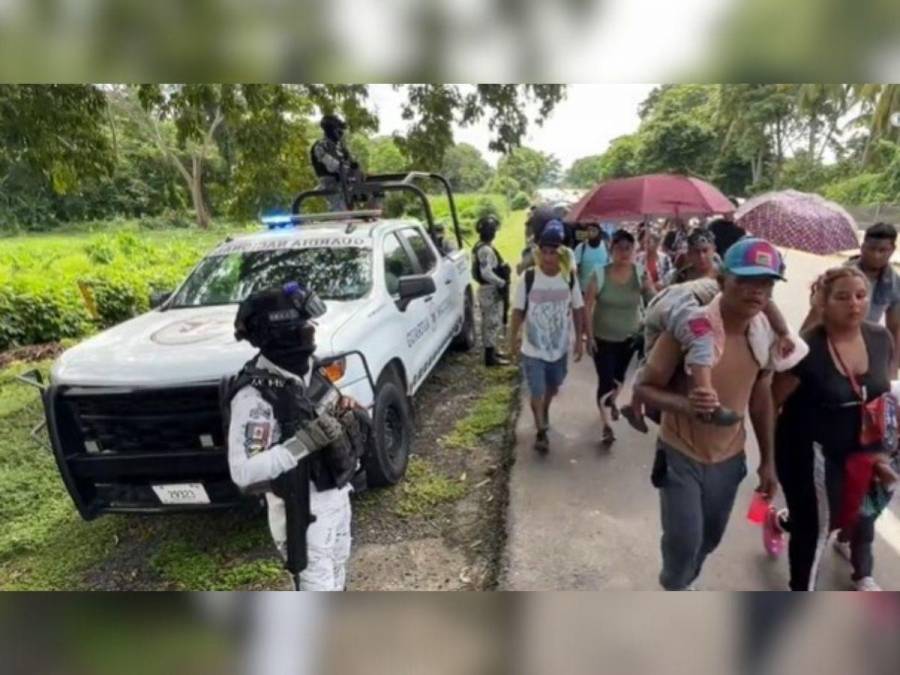 Sale la primera caravana migrante en el gobierno de Sheinbaum