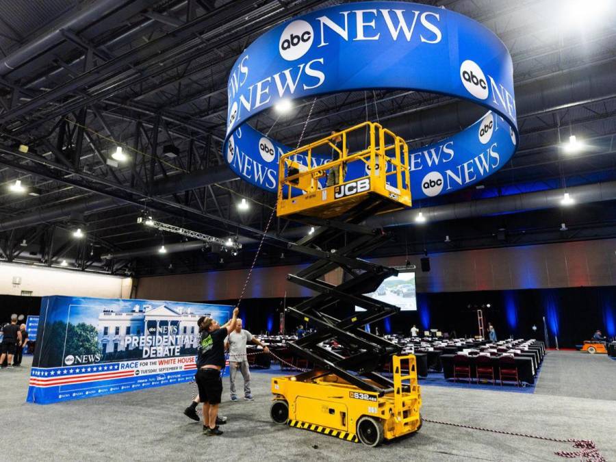 Ambiente en Filadelfia previo al debate presidencial entre Harris y Trump