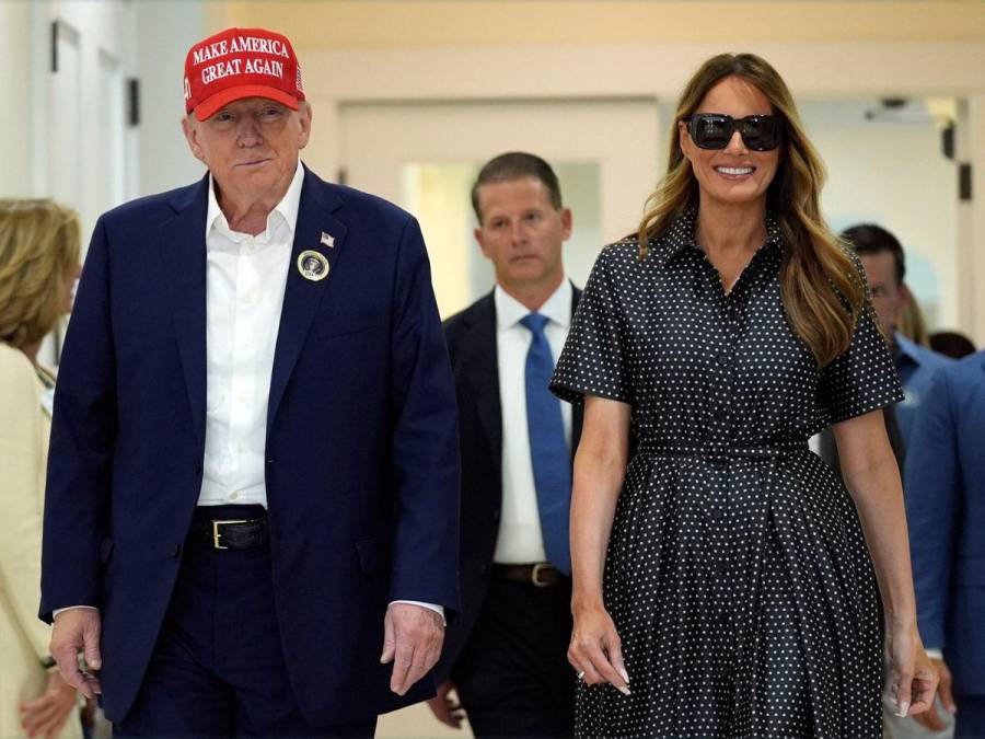 Look de Melania y Donald Trump en el día de las elecciones de EUA