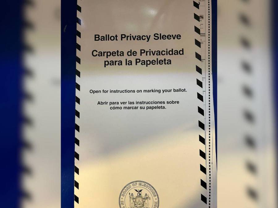 ¿Cómo es una boleta electoral en las elecciones de Estados Unidos 2024?