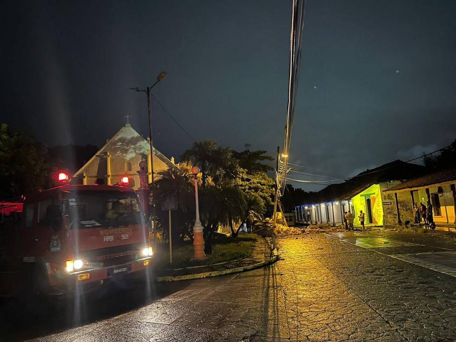 Así quedó iglesia La Merced de Choluteca, tras colapso de su campanario