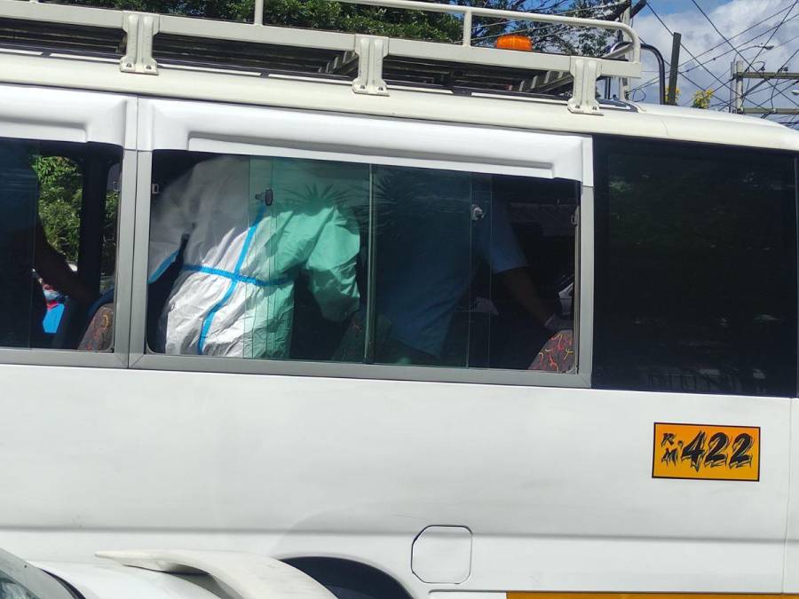 En parqueo del IHSS expiró pasajero tras asalto en bus de Las Torres