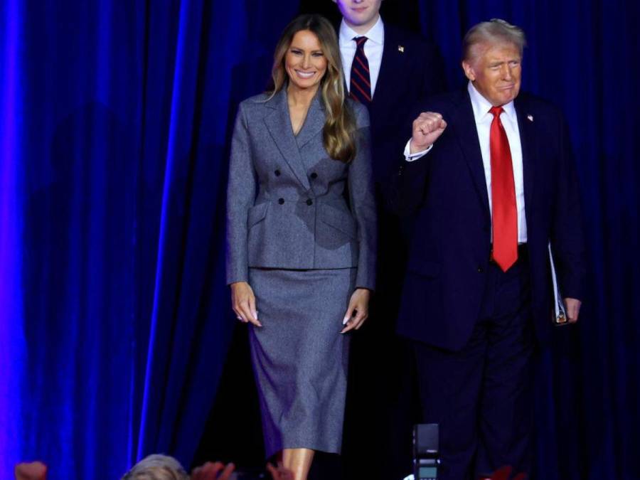 El significado del atuendo de Melania Trump en el día de las elecciones