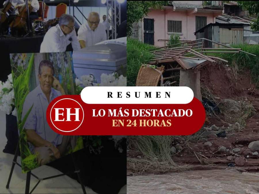 Adiós a la voz romántica de Honduras y estragos por lluvias: lo más destacado en 24 horas