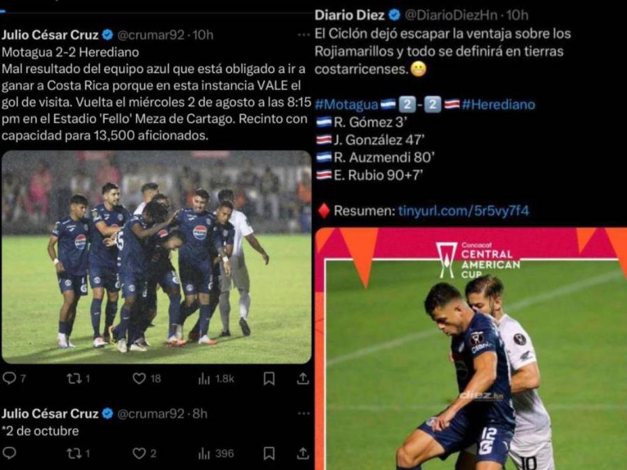 “Fuera Diego”: así reaccionó la prensa tras empate de Motagua-Herediano