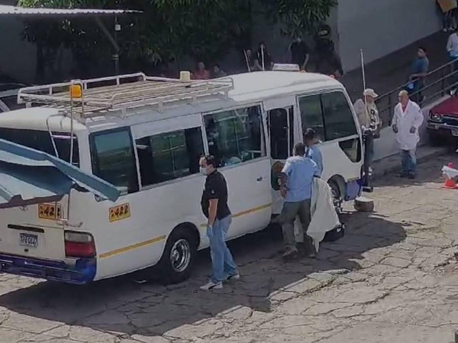 En parqueo del IHSS expiró pasajero tras asalto en bus de Las Torres