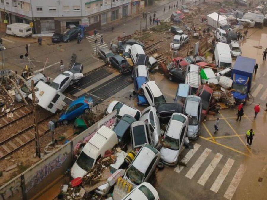 Impactantes imágenes que dejaron las catastróficas inundaciones en Valencia, España