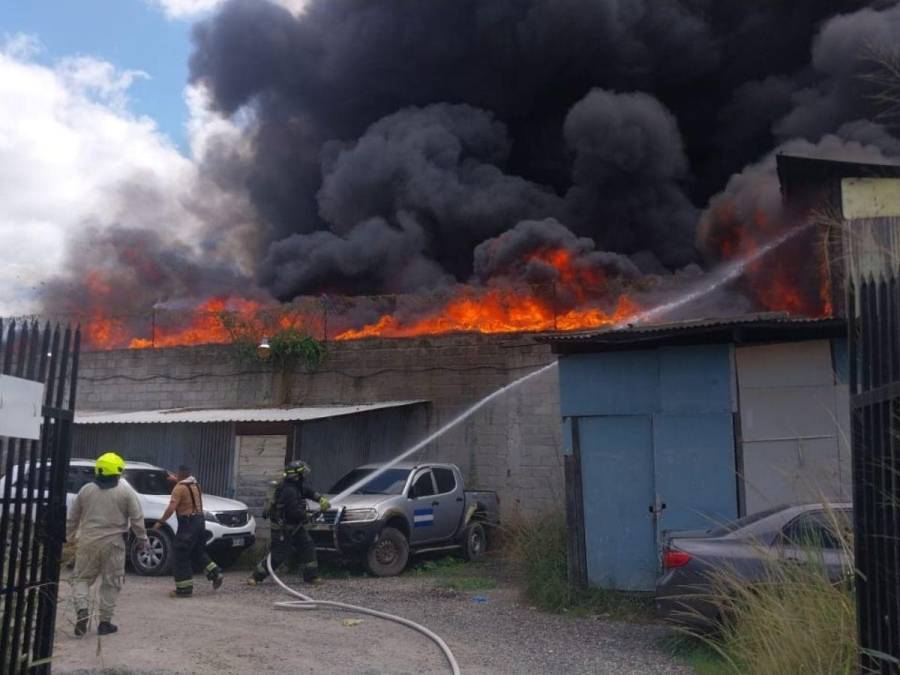 Las imágenes del pavoroso incendio en la colonia El Prado