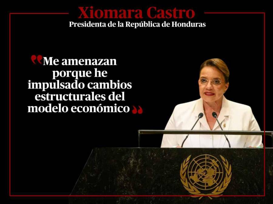 Frases que dijo Xiomara Castro durante su discurso en la ONU