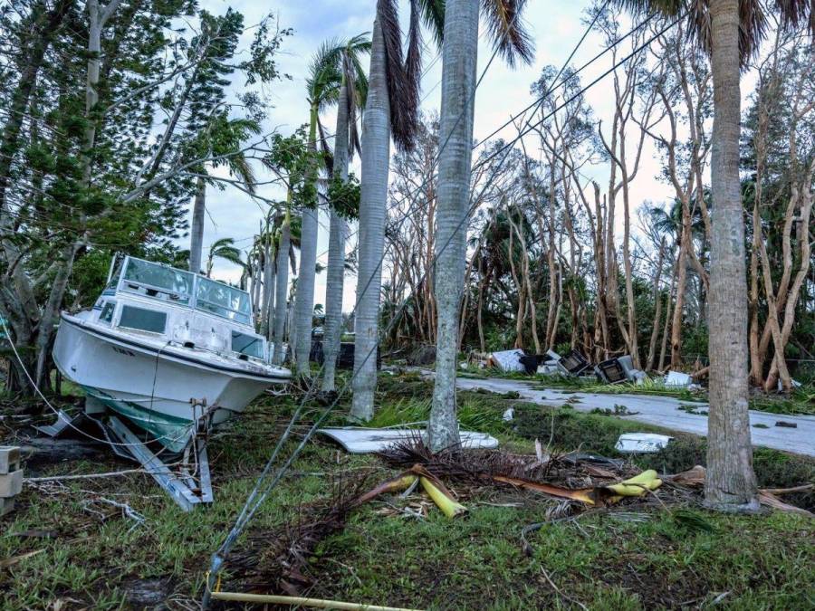 Cuatro muertos y devastación deja Milton en su paso por Florida