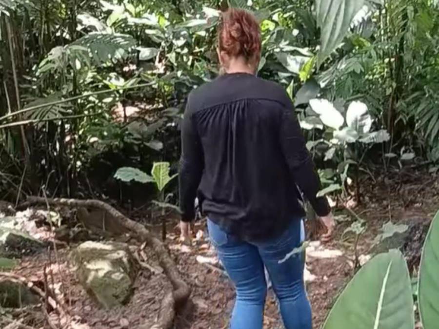 Desaparición de Eylin Perdomo: su madre se internó en el bosque y su hermano volvió de USA