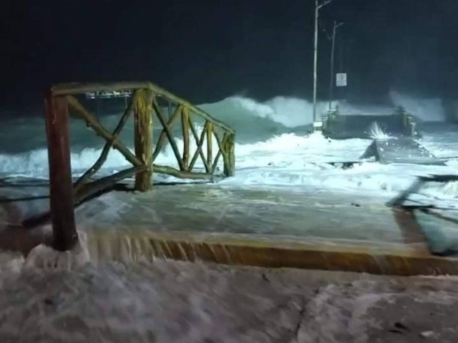 Daños que dejó el huracán Milton en México