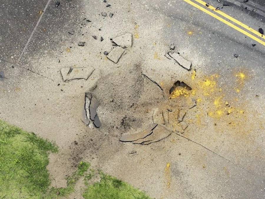 Inesperado y aterrador: así fue explosión de vieja bomba en aeropuerto de Japón