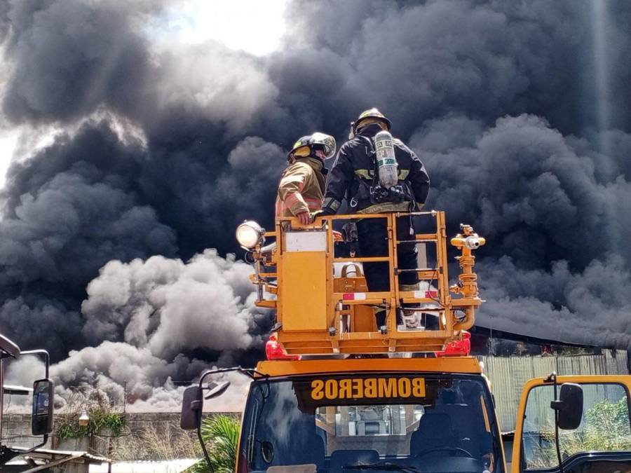 Los momentos más impactantes del incendio de gran magnitud en El Prado