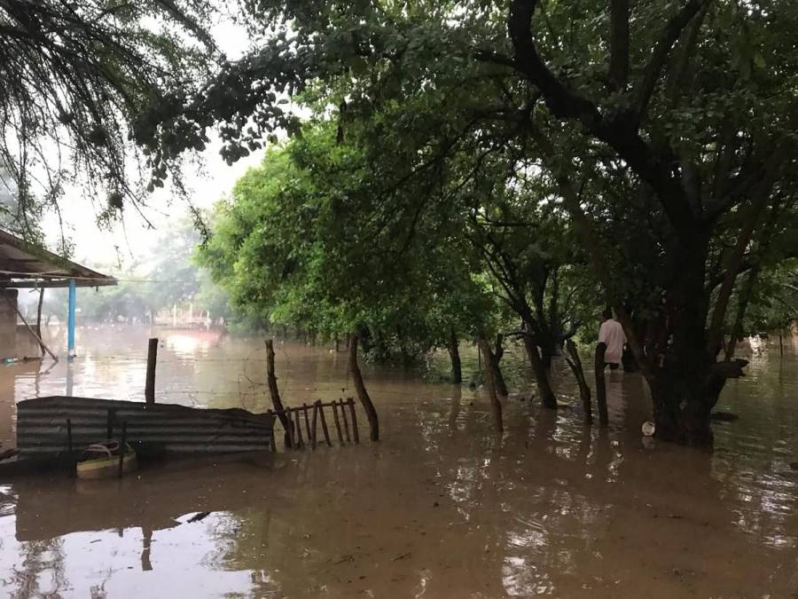 “Con el agua a la rodilla”, pobladores de El Cubulero, Valle, afectados por inundaciones