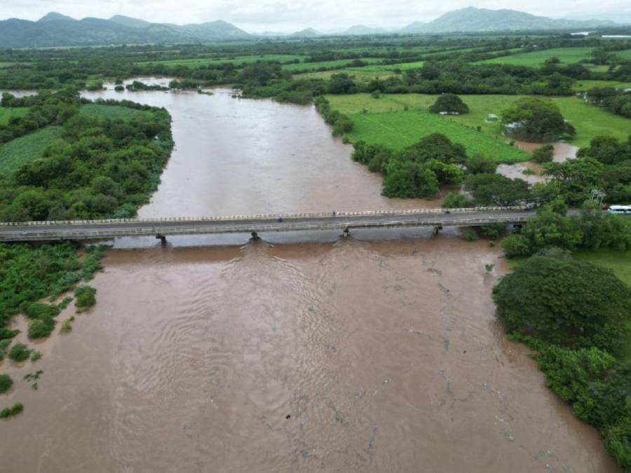 Inundaciones, daños y crecidas de ríos: imágenes de las lluvias en Choluteca