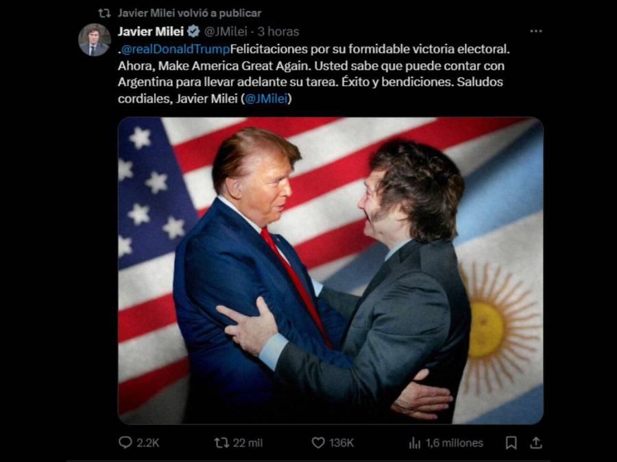 Desde Bukele hasta Castro: Líderes políticos felicitan a Trump tras triunfo electoral en EUA