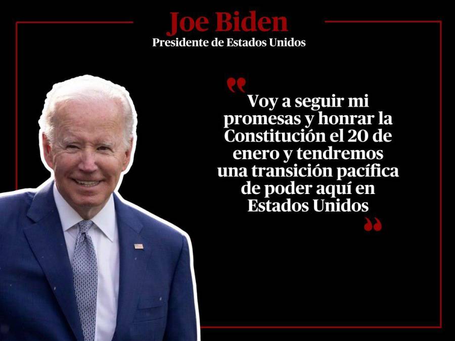 Frases de Joe Biden tras discurso felicitando a Kamala Harris y Donald Trump