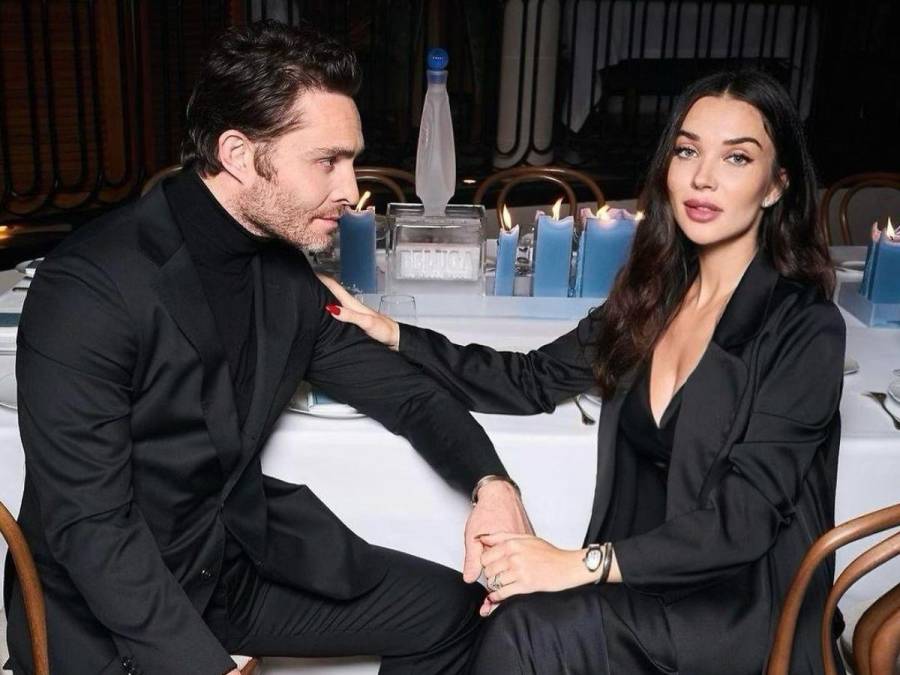 Ed Westwick y Amy Jackson anuncian que serán papás