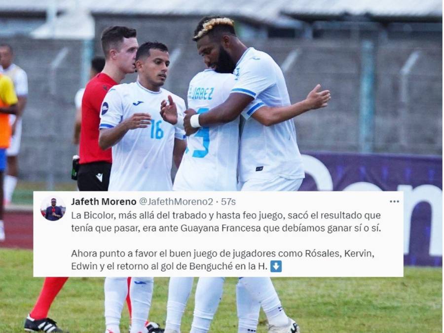 Lo que dicen los periodistas sobre juego de Honduras ante Guayana Francesa