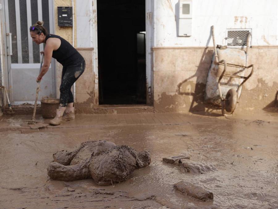 Cientos de voluntarios trabajan en la limpieza y búsqueda de desaparecidos en Valencia