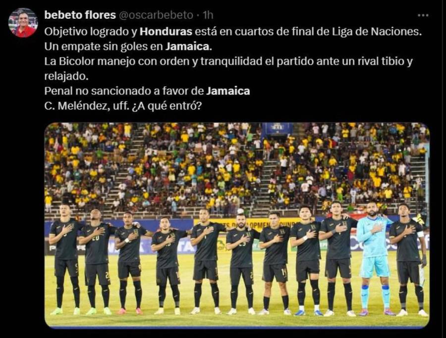 Reacción de la prensa tras clasificación de Honduras a cuartos de final de Nations League