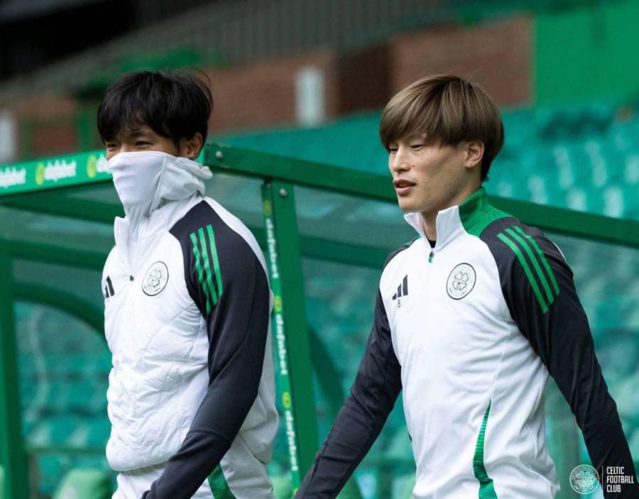 Luis Palma y su último entrenamiento con Celtic para partido de Champions League