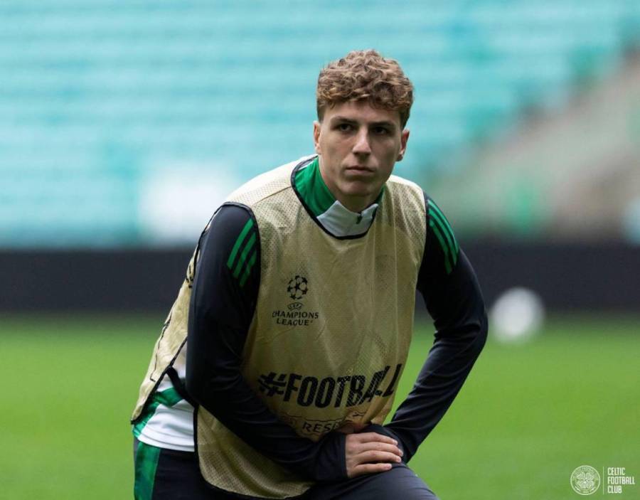 Luis Palma y su último entrenamiento con Celtic para partido de Champions League