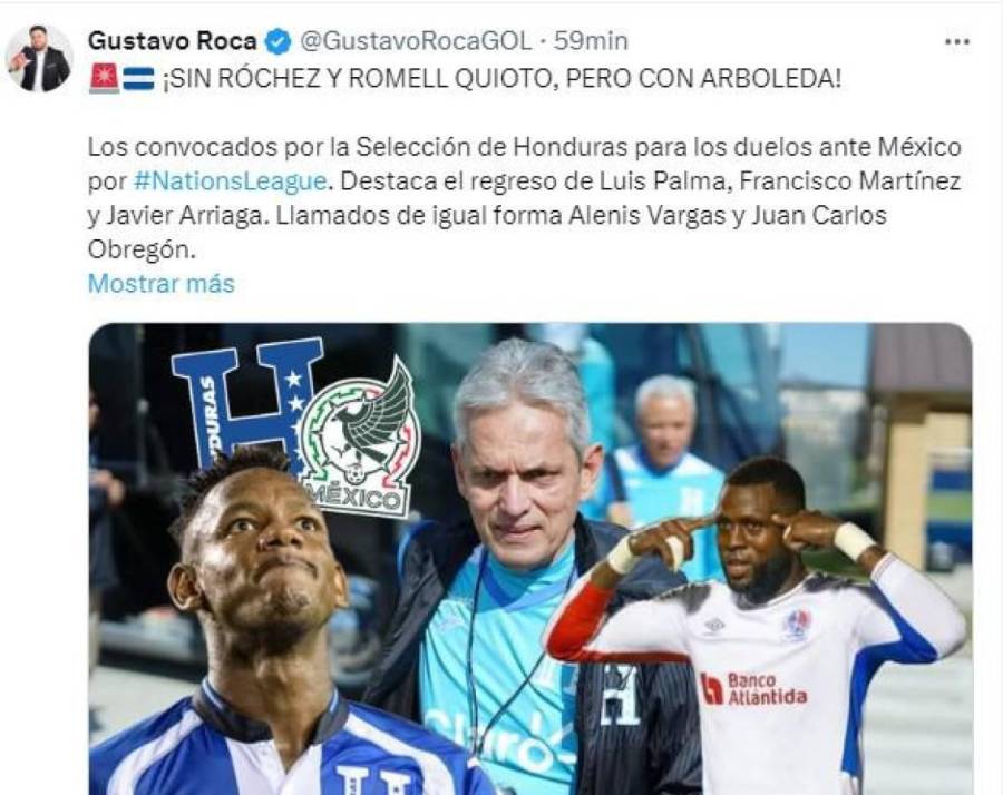 Así reaccionó la prensa ante convocatoria de Rueda para Honduras vs México: Piden a Quioto