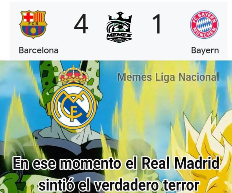 Los memes que deja la goleada del Barcelona al Bayern: Se burlan del Real Madrid