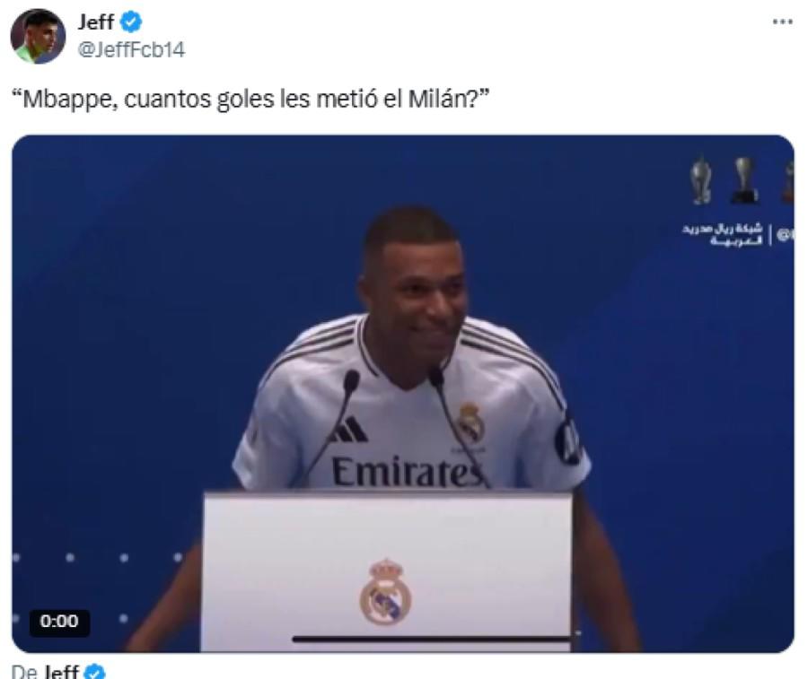 Burlas a Real Madrid y Vinicius: Los memes que dejó la goleada del Milan en Champions League