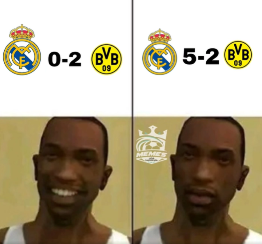 Memes que dejó la remontada de Real Madrid con triplete de Vinicius en Champions League