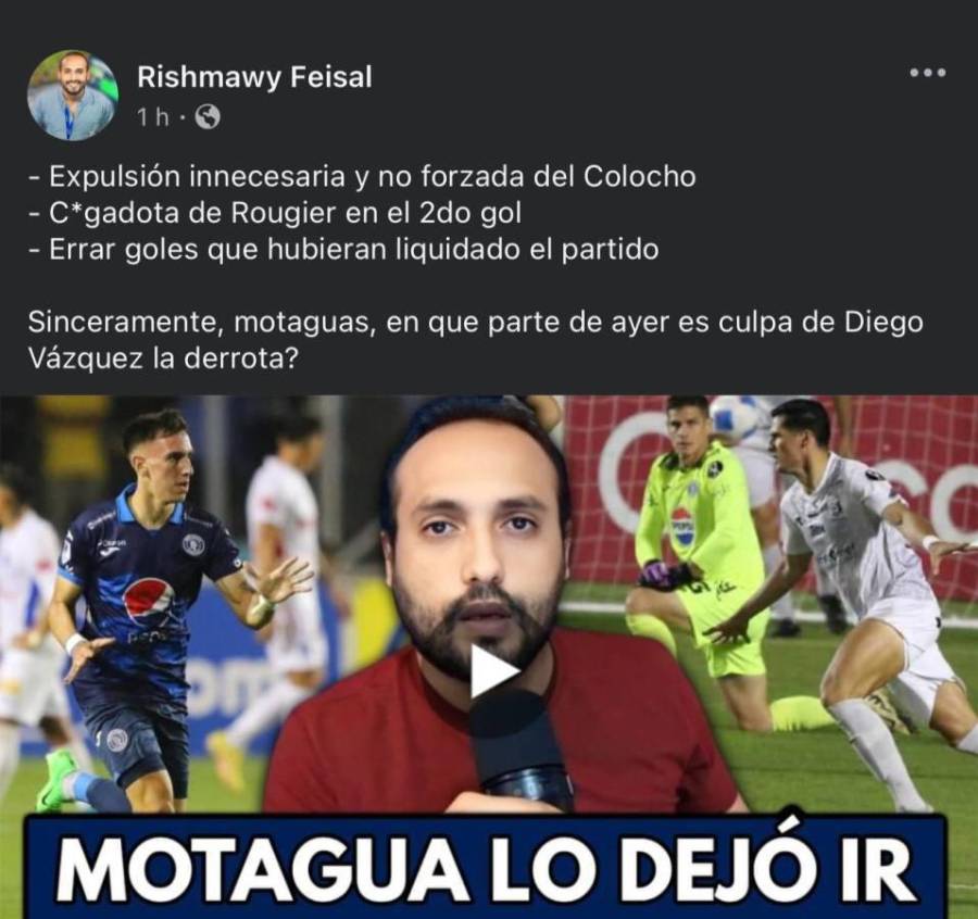 “Fuera Diego”: así reaccionó la prensa tras empate de Motagua-Herediano