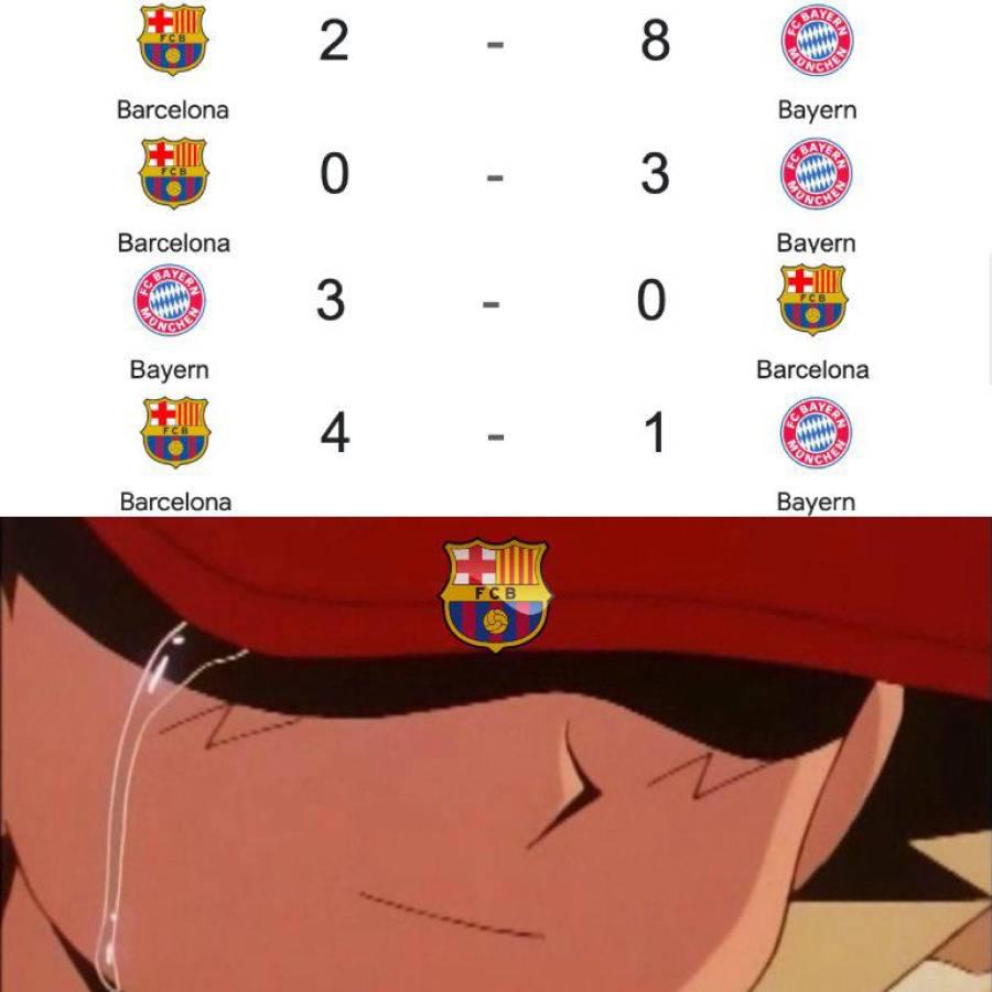 Los memes que deja la goleada del Barcelona al Bayern: Se burlan del Real Madrid