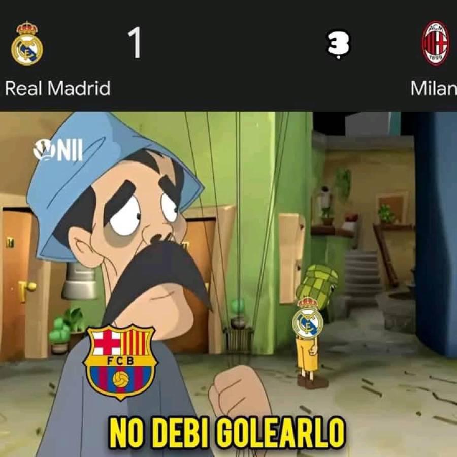 Burlas a Real Madrid y Vinicius: Los memes que dejó la goleada del Milan en Champions League