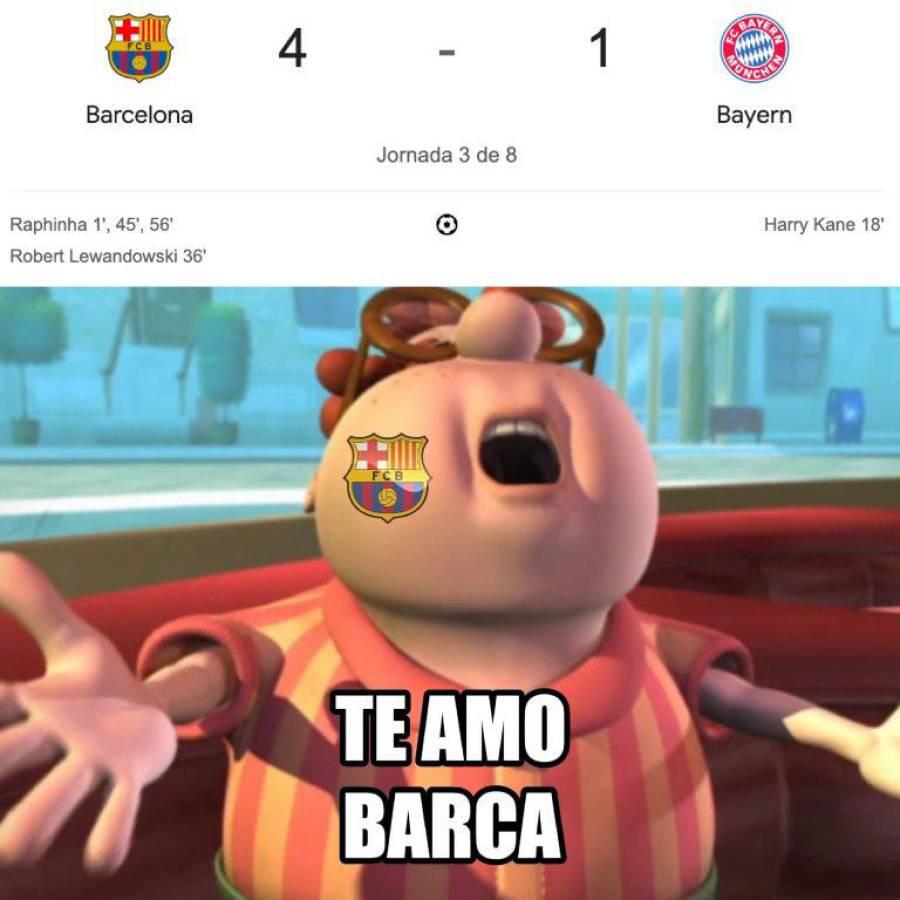 Los memes que deja la goleada del Barcelona al Bayern: Se burlan del Real Madrid